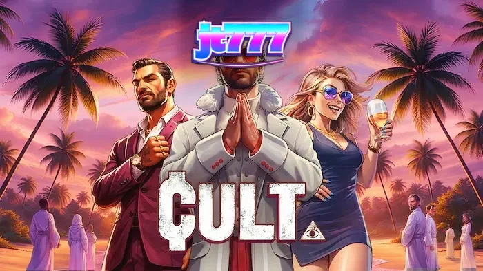 Tampilan visual slot bertema okultisme dengan simbol ritual dan suasana misterius.
