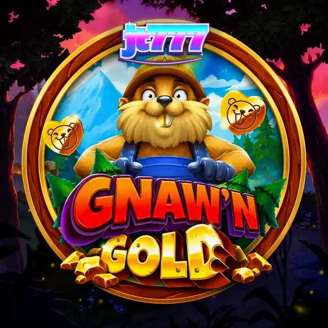 Tampilan visual karakter Barry Beaver di slot Gnaw’n Gold